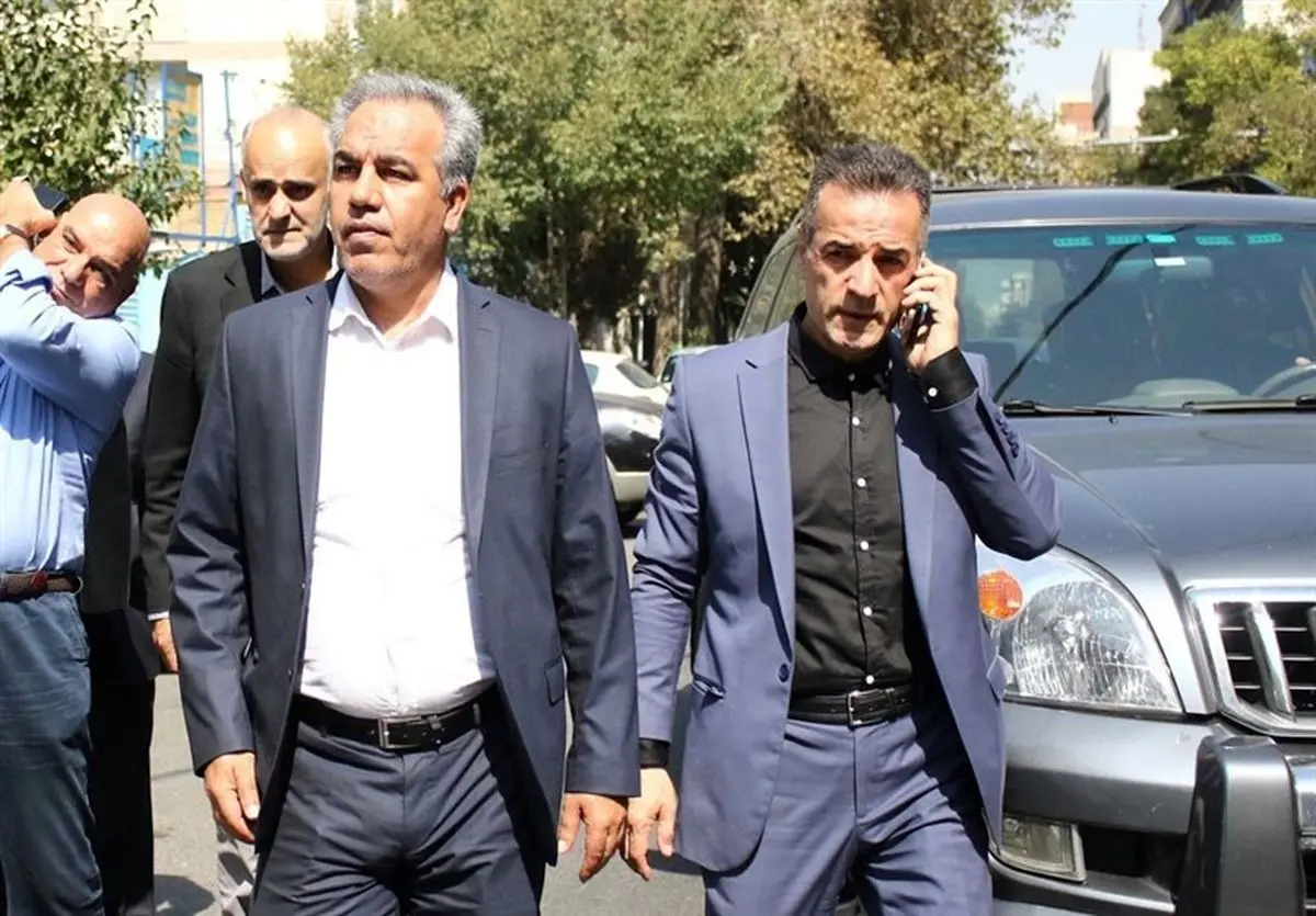 اعضای هیئت مدیره پرسپولیس در بیمارستان رسالت + تصاویر