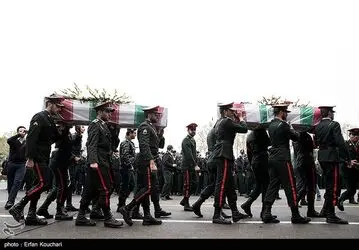 تشییع شهدای پلیس تهران