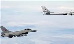 رهگیری سه هواپیمای روسیه توسط  جنگنده‌های ناتو 