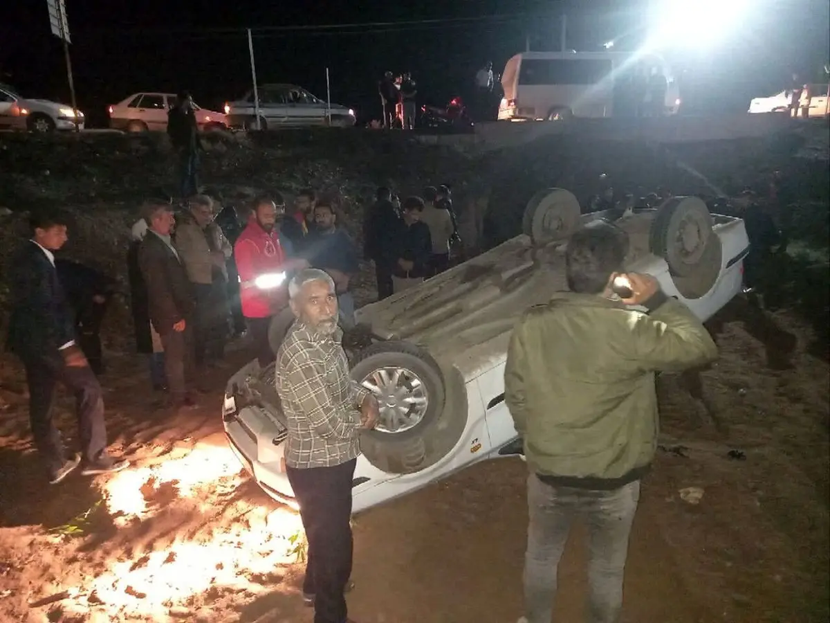 تصادف رانندگی در جاده یاسوج - بابامیدان سه کشته برجا گذاشت