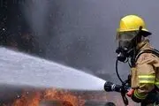 حریق در کارگاه رنگرزی