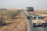 حمله به کاروان نظامیان تروریست آمریکایی در جنوب بغداد