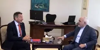 ظریف با رئیس کمیته بین المللی صلیب سرخ دیدار کرد