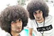 مصطفی و مجتبی بلال حبشی دوقلوهای پایتخت با تیپ جدید /عکس