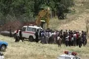 کشته شدن دو نفر بر اثر ریزش خاک در محل گود برداری+تصاویر