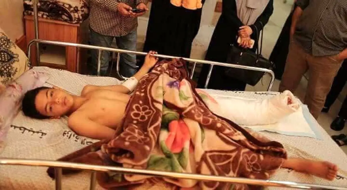 یک نوجوان فلسطینی در مرکز نوار غزه به شهادت رسید