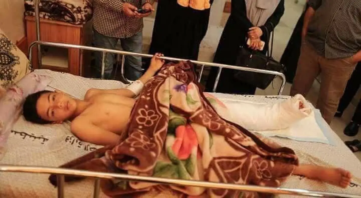 یک نوجوان فلسطینی در مرکز نوار غزه به شهادت رسید