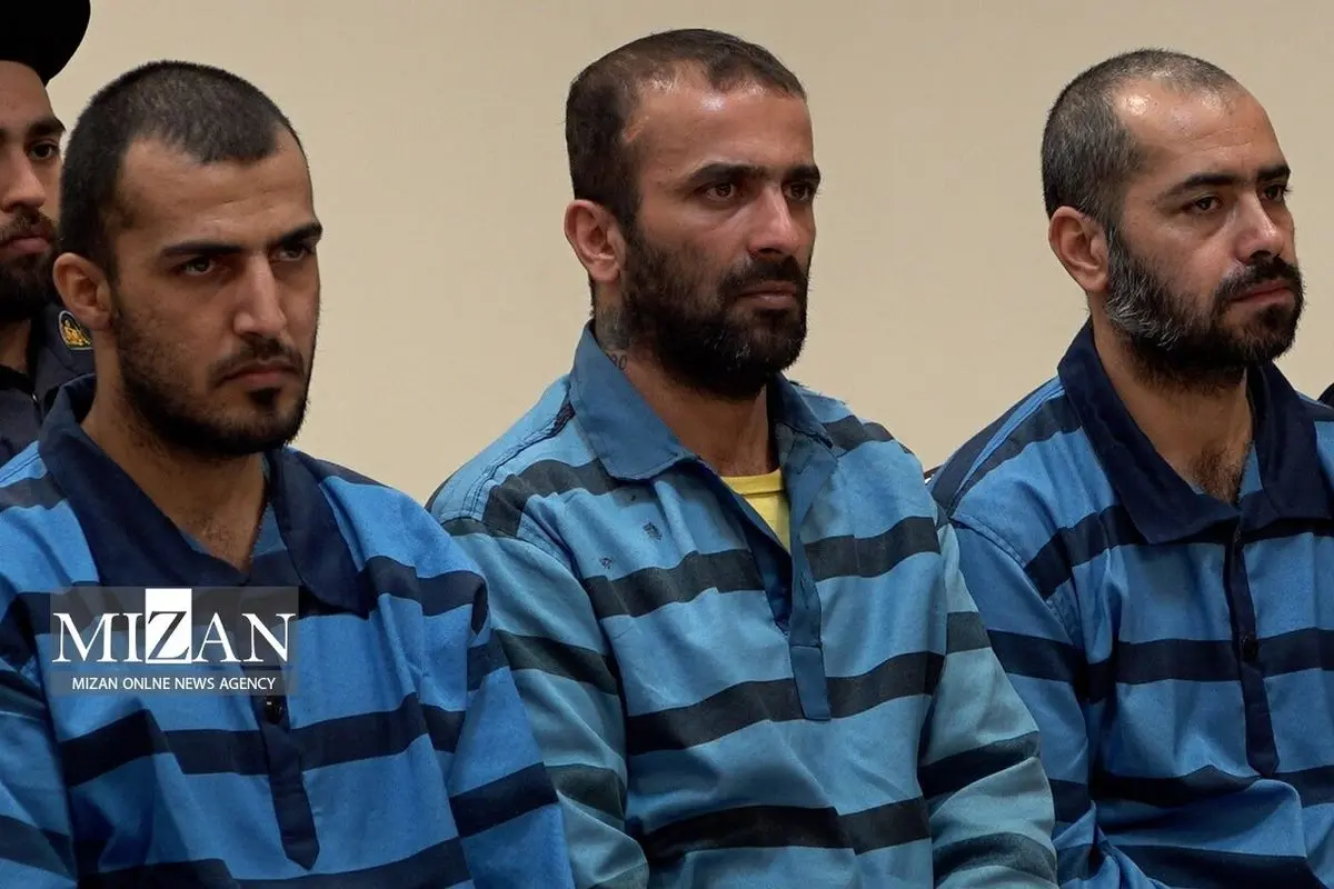 تصاویر ۳ متهم تحریق مسجد در دادگاه