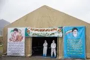 بازدید لاریجانی از بیمارستان صحرایی سپاه/ گزارش تصویری