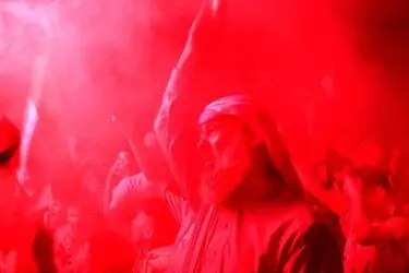 جشن و پایکوبی سوری‌ها هنگام سخنرانی جولانی در سازمان ملل