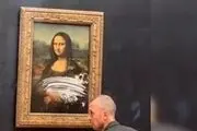 حمله به مونالیزا با کیک!