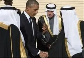 بیعت آمریکا با پادشاه سعودی