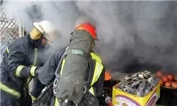 عملکرد بدآتش نشانی در آتش‌سوزی خیابان جمهوری + فیلم