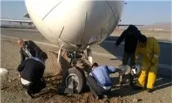 هواپیما در فرودگاه تبریز از باند خارج شد