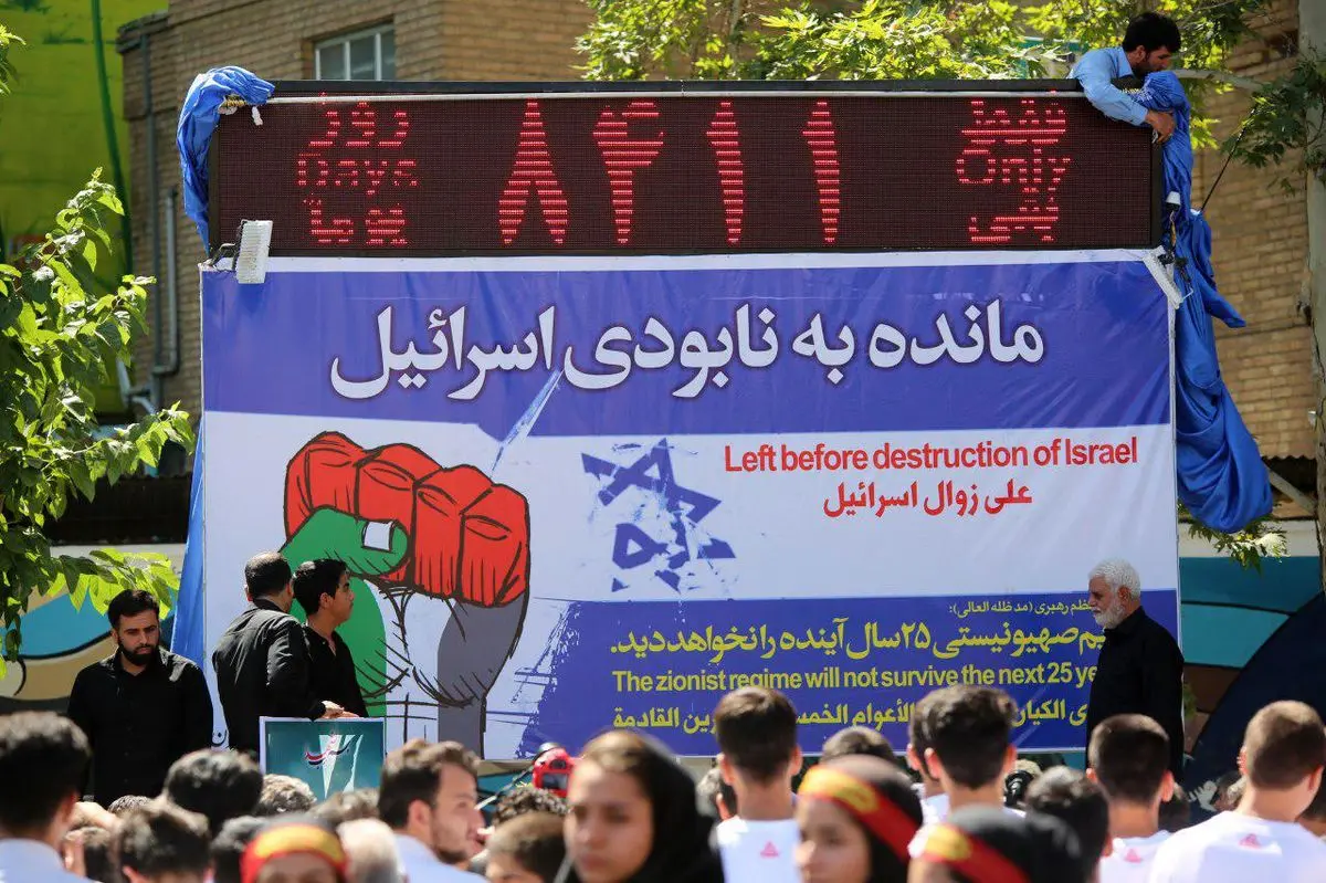 رونمایی از روزشمار نابودی اسرائیل/تصاویر