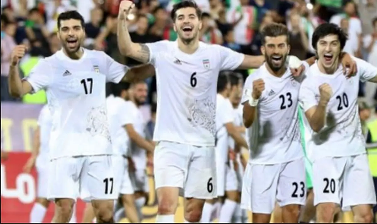 بازی ملی پوشان ایران با تیم ملی فوتبال فلسطین 

