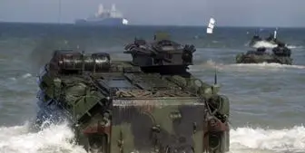 حضور 2000 تفنگدار دریایی در رزمایش روسیه در «کالینینگراد» 