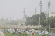 ریزگردهای قم در مسیر تهران 
