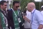 خودداری هواداران سعودی از مصاحبه با یک شبکه اسرائیلی+فیلم