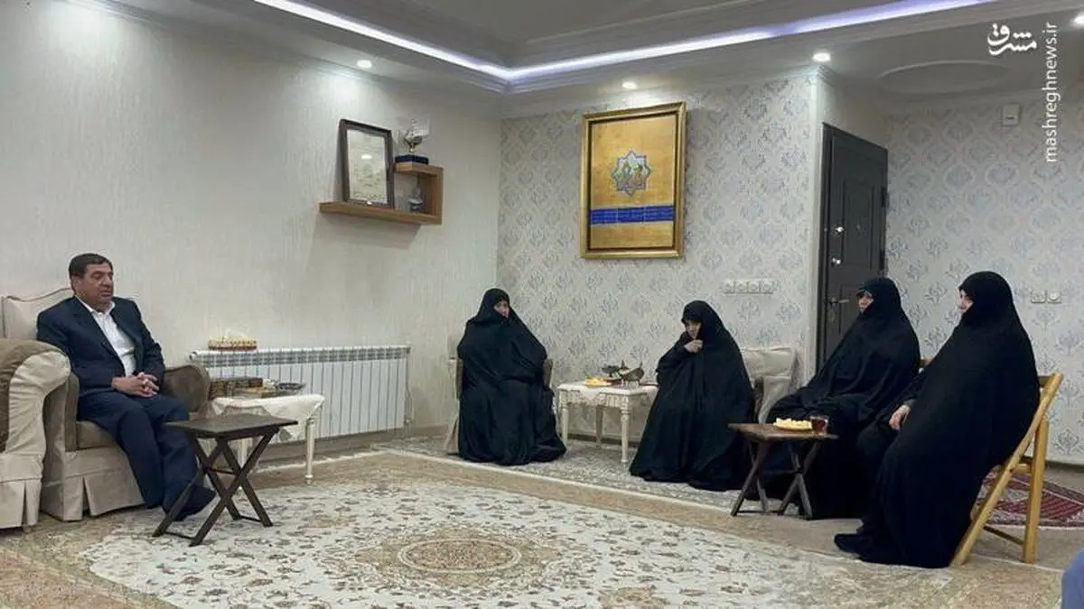 حضور مشاور رهبرانقلاب در منزل شهید رئیسی+عکس
