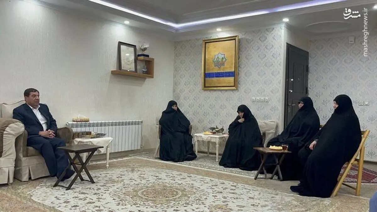 حضور مشاور رهبرانقلاب در منزل شهید رئیسی+عکس