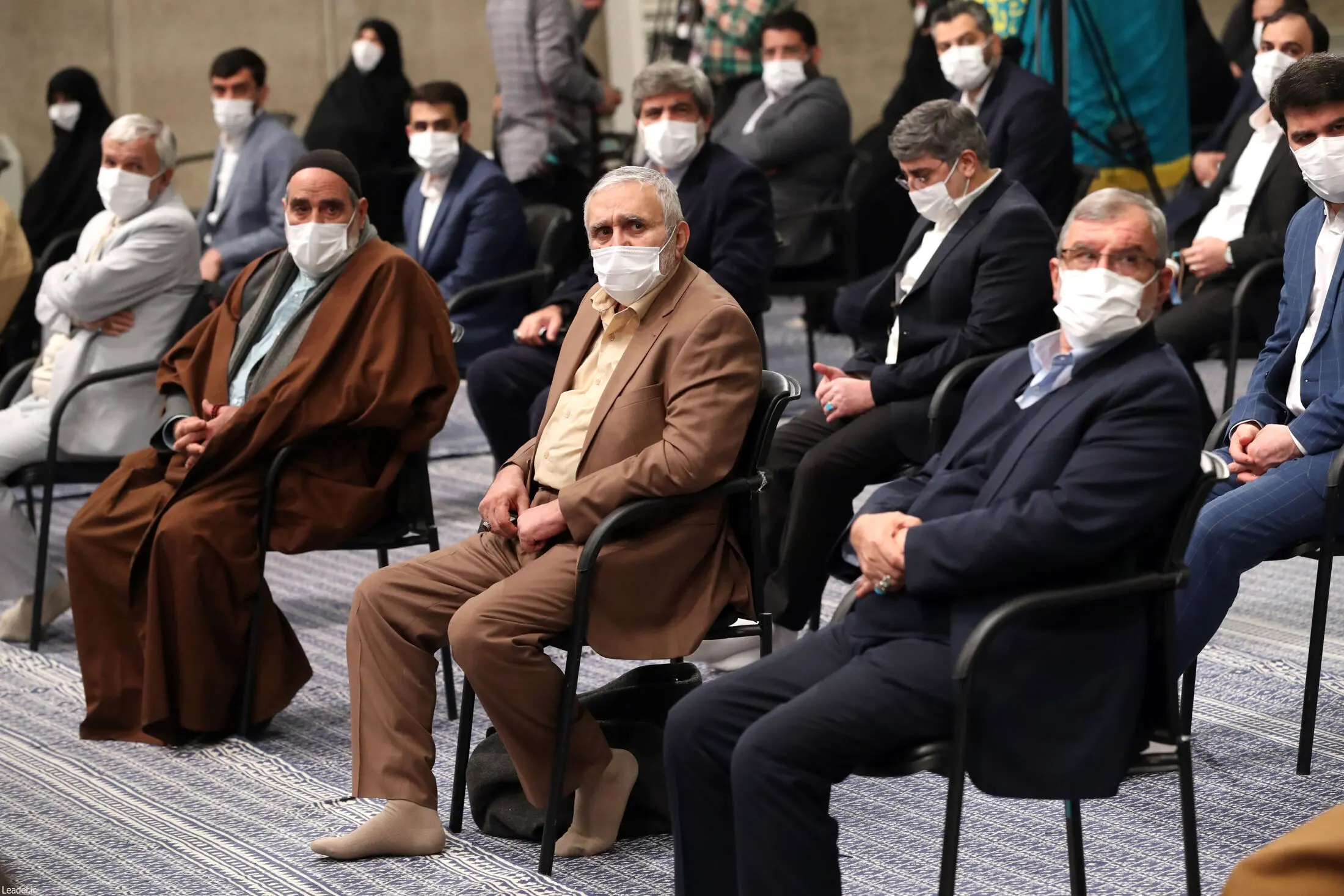 دیدار جمعی از مداحان اهل‌بیت علیهم‌السلام با رهبر انقلاب اسلامی/گزارش تصویری