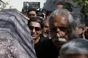 غمگین‌ترین فرد در مراسم تشییع «رضا داوودنژاد»
