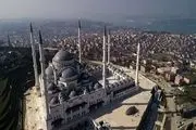 افتتاح بزرگترین مسجد استانبول با حضور اردوغان