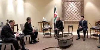 هشدار شاه اردن در دیدار با وزیر خارجه آمریکا