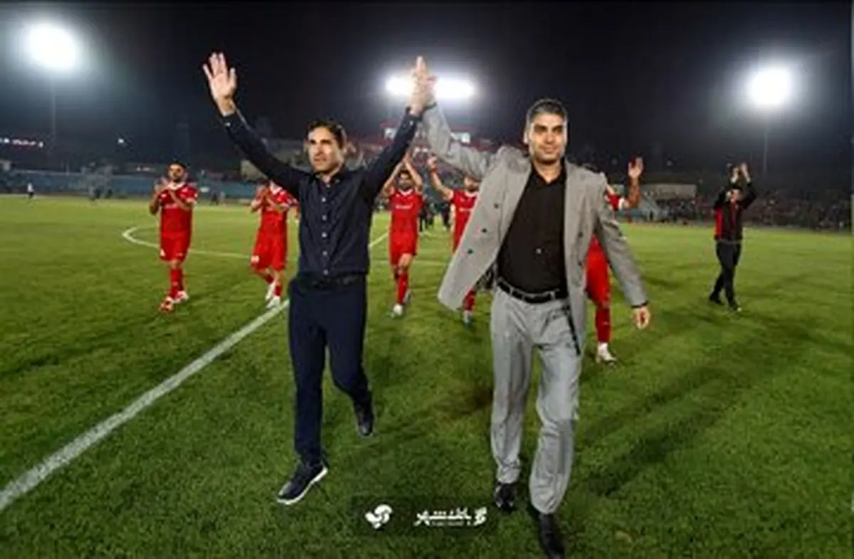عکس جنجالی از وحید هاشمیان در دیدار با ذوب آهن