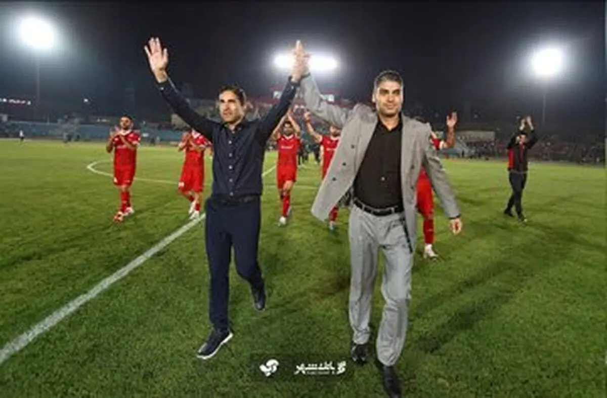 عکس جنجالی از وحید هاشمیان در دیدار با ذوب آهن