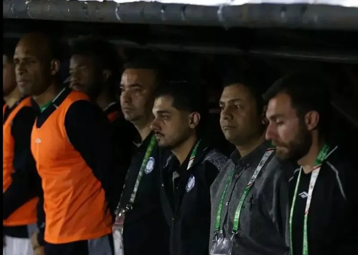 رضا جعفری تمام ۹۰ دقیقه نیمکت‌نشین شد