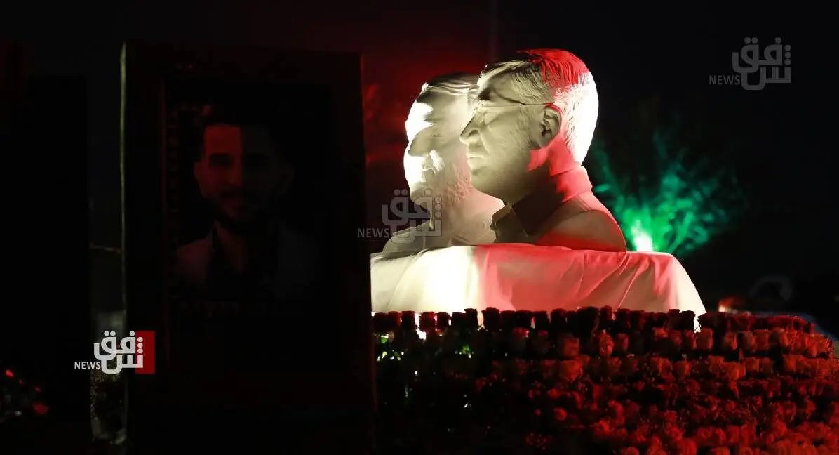 مراسم سالگرد شهادت فرماندهان پیروزی در فرودگاه بغداد/گزارش تصویری