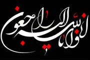 پیام تسلیت حسین انتظامی برای درگذشت خانم شهلا حبیبی 