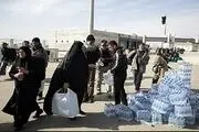 توزیع ۱۵۰ هزار بسته آب میان زائران اربعین