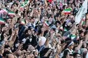 تصویر هوایی از جمعیت جشن میلاد پیامبر(ص) +فیلم