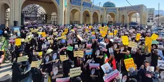  راهپیمایی مردم اصفهان در محکومیت اقدامات هنجارشکنانه اخیر 