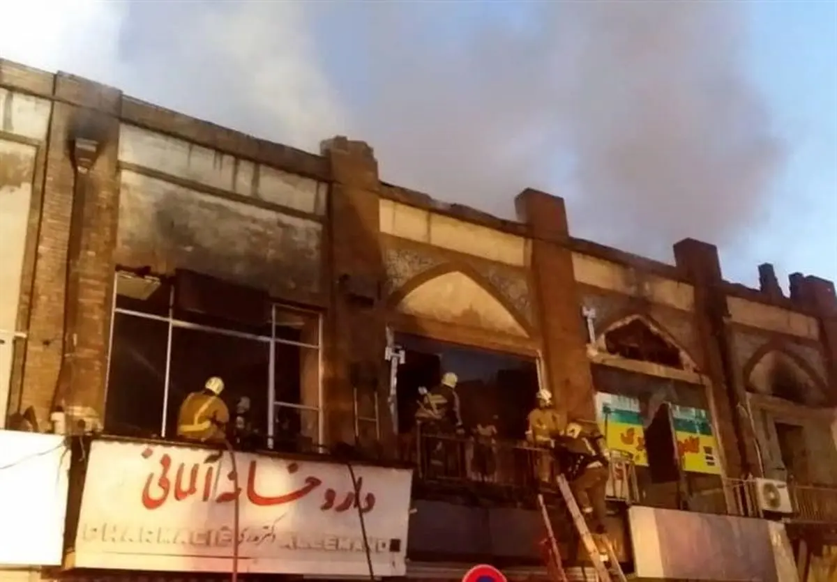 دلیل آتشسوزی مغازههای نزدیک پلاسکو چه بود؟