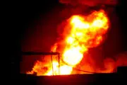 نفجار لوله اصلی گاز در طالقان