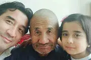 عکس دیده نشده از ستاره محبوب فوتبال در کنار دختر و پدرش