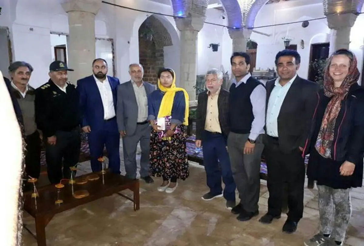  دلجویی از جهانگرد چینی در شوشتر 