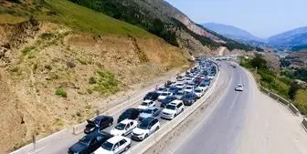 
ترافیک سنگین در آزادراه تهران - کرج
