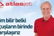 دنیزلی تبلیغات‌چی اطلس جت شد + عکس