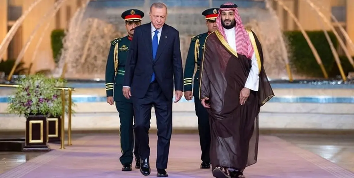 دیدار اردوغان با بن سلمان