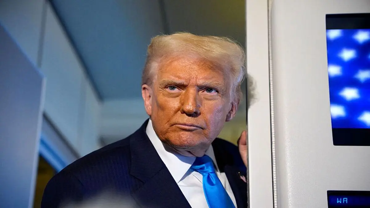 غذای لوکس ترامپ در آسمان جنجالی شد