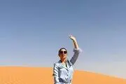 تور یک روزه کویر نامزد کریس رونالدو و بچه ها!