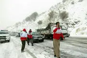 امدادرسانی به یک هزار و 798 نفر در 10 استان متاثر از برف و کولاک