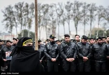 تشییع شهدای پلیس تهران