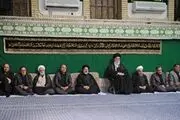 مراسم عزاداری شب عاشورای حسینی با حضور رهبر انقلاب
