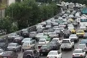 ترافیک تهران در معابر اصلی سنگین است